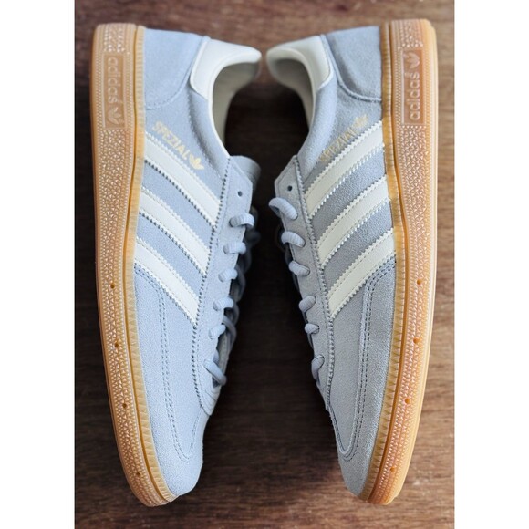 Men’s Size 8 adidas Handball Spezial Grey White Gum IF7086 NIB